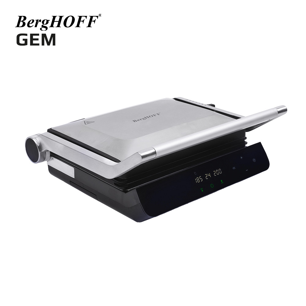 Berghoff Gem Titan Izgara ve Tost Makinesi Gümüş GriBerghoff