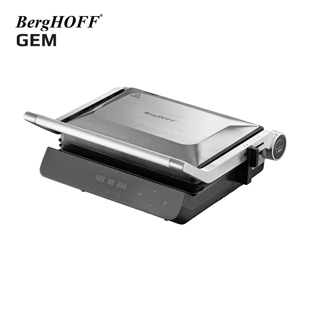 Berghoff Gem Titan Izgara ve Tost Makinesi Gümüş GriBerghoff