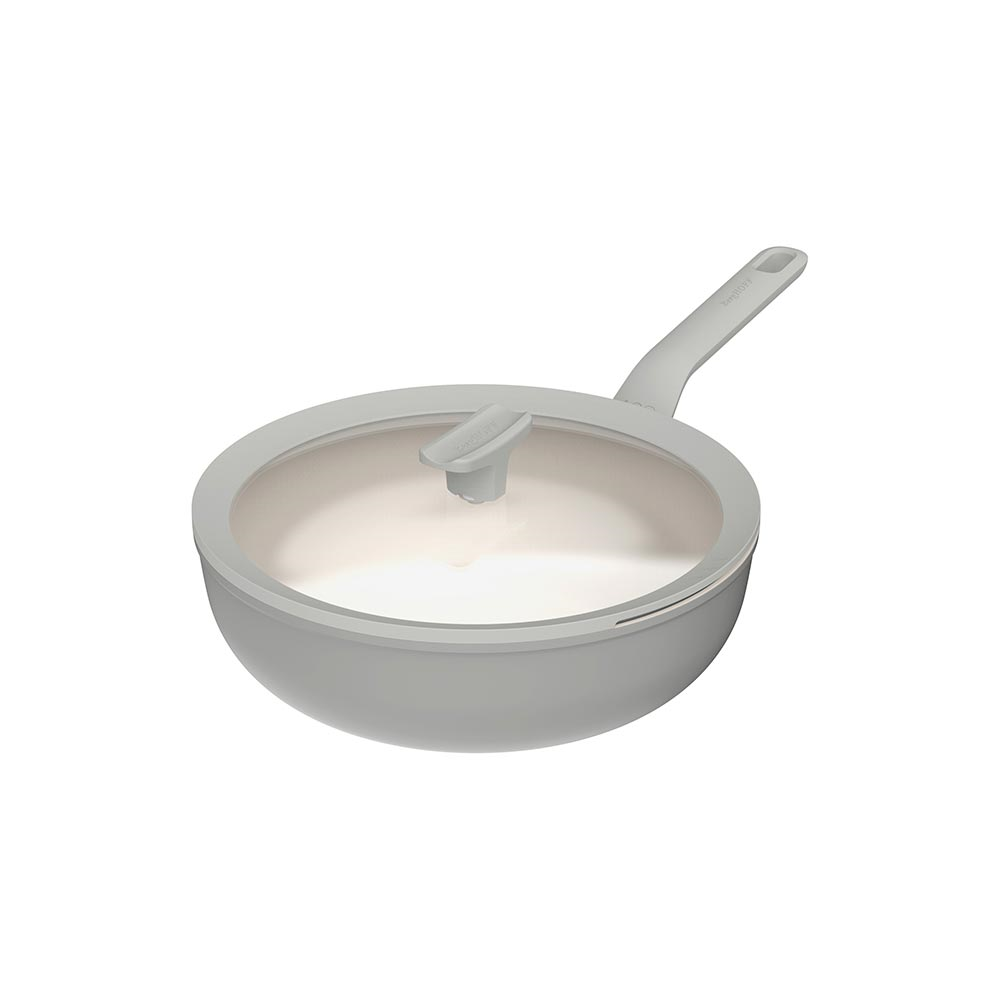 Berghoff Leo Balance Kapaklı Wok Tava 28 cm Gri