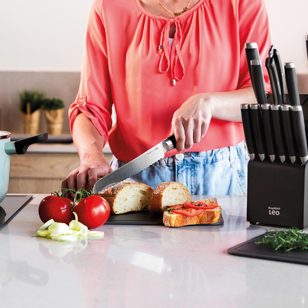 Berghoff Leo Ekmek Bıçağı 20 cm SiyahBerghoff