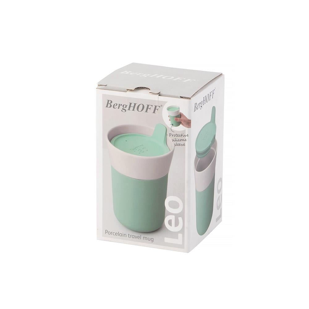 Berghoff Leo Porselen Seyahat Kupası 0,33 L YeşilBerghoff