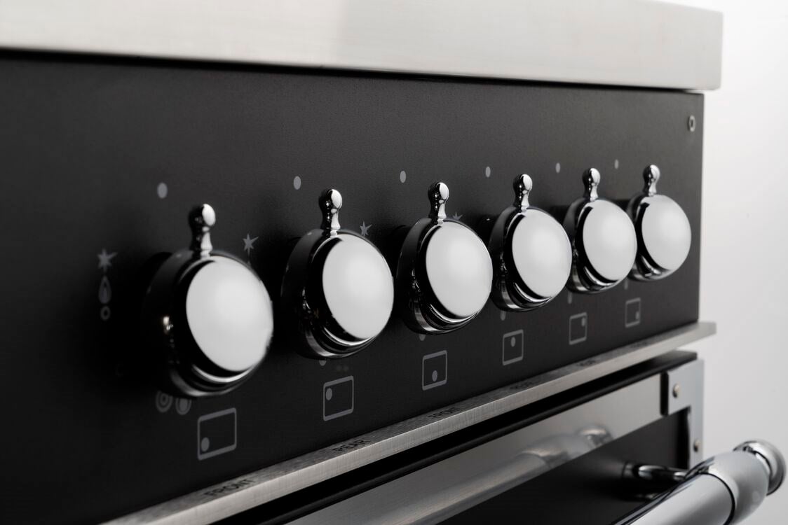 Bertazzoni HER96L1ENET Gazlı Kuzine 6 Gözlü 90 cm Mat SiyahBertazzoni