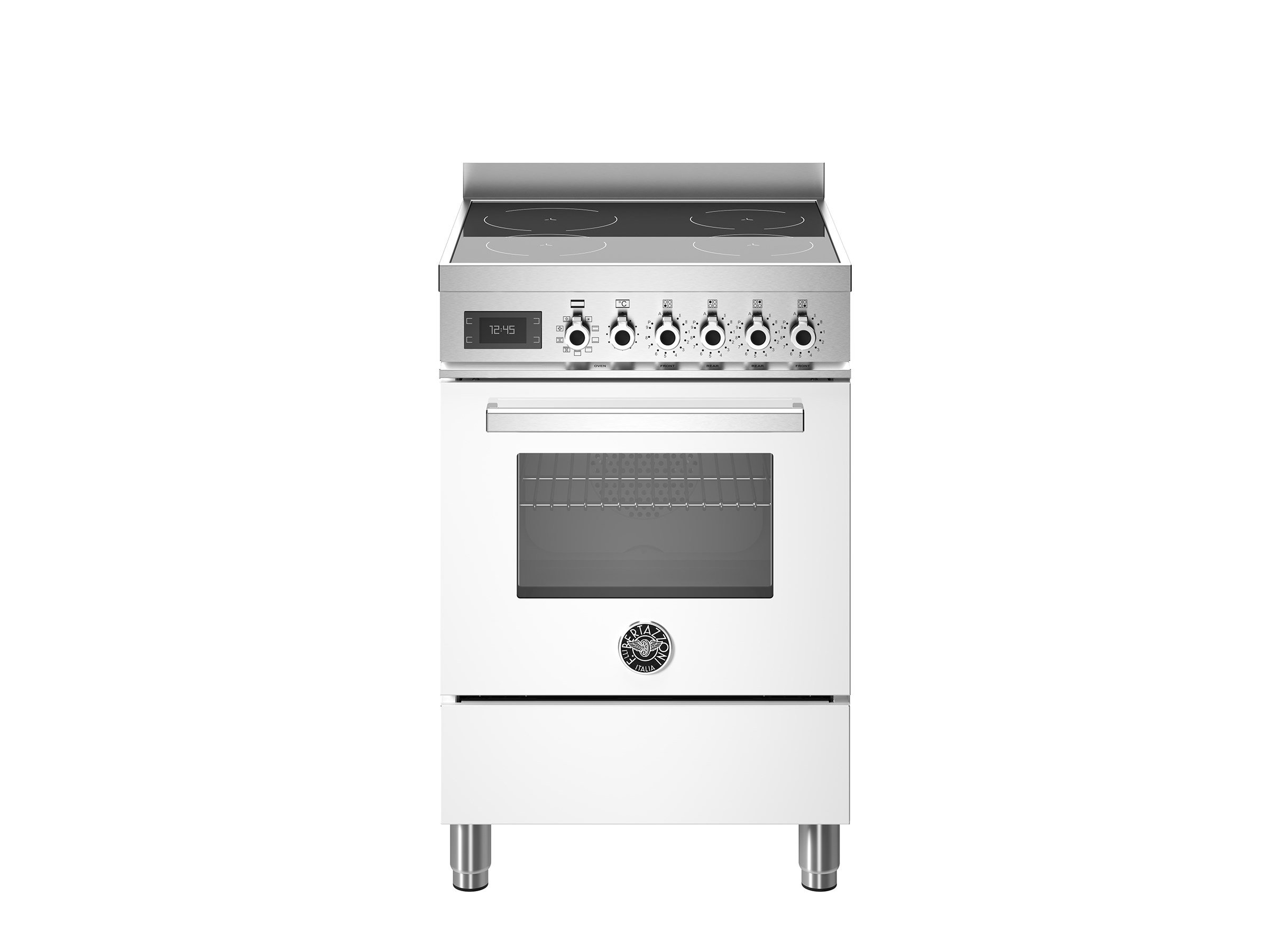 Bertazzoni PRO64I1EBIT İndüksiyonlu Kuzine 4 Gözlü 60 cm BeyazBertazzoni