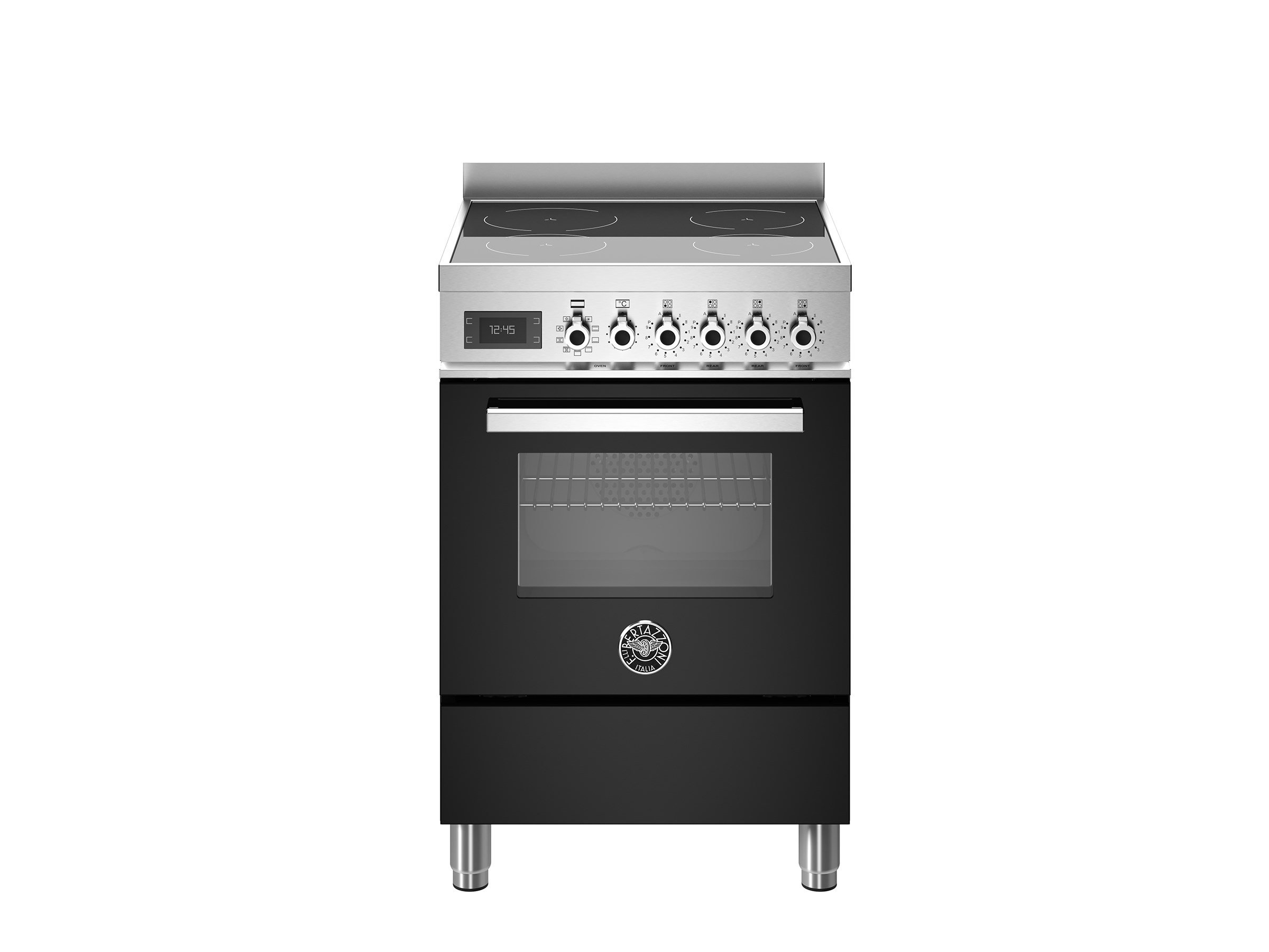 Bertazzoni PRO64I1ENET İndüksiyonlu Kuzine 4 Gözlü 60 cm SiyahBertazzoni