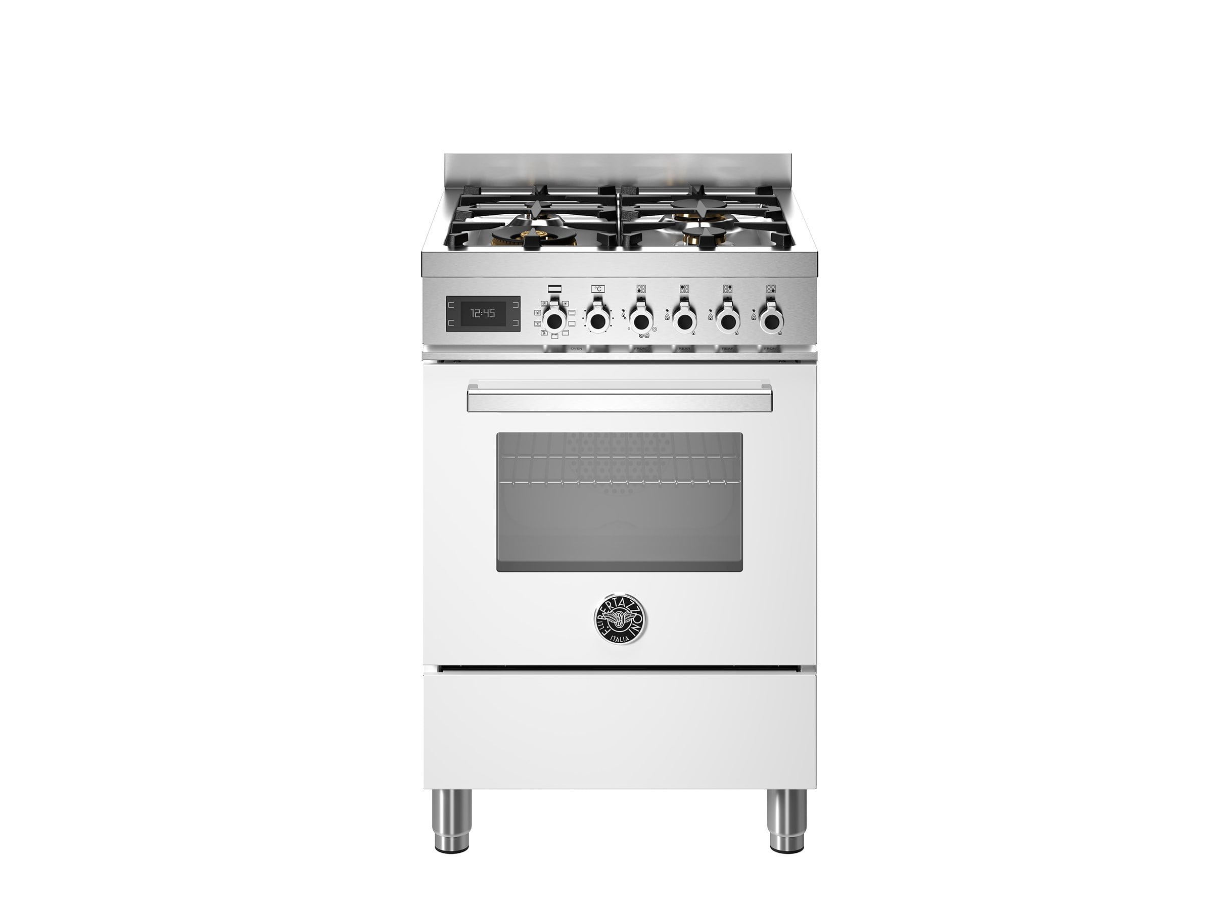 Bertazzoni PRO64L1EBIT Gazlı Kuzine 4 Gözlü 60 cm BeyazBertazzoni