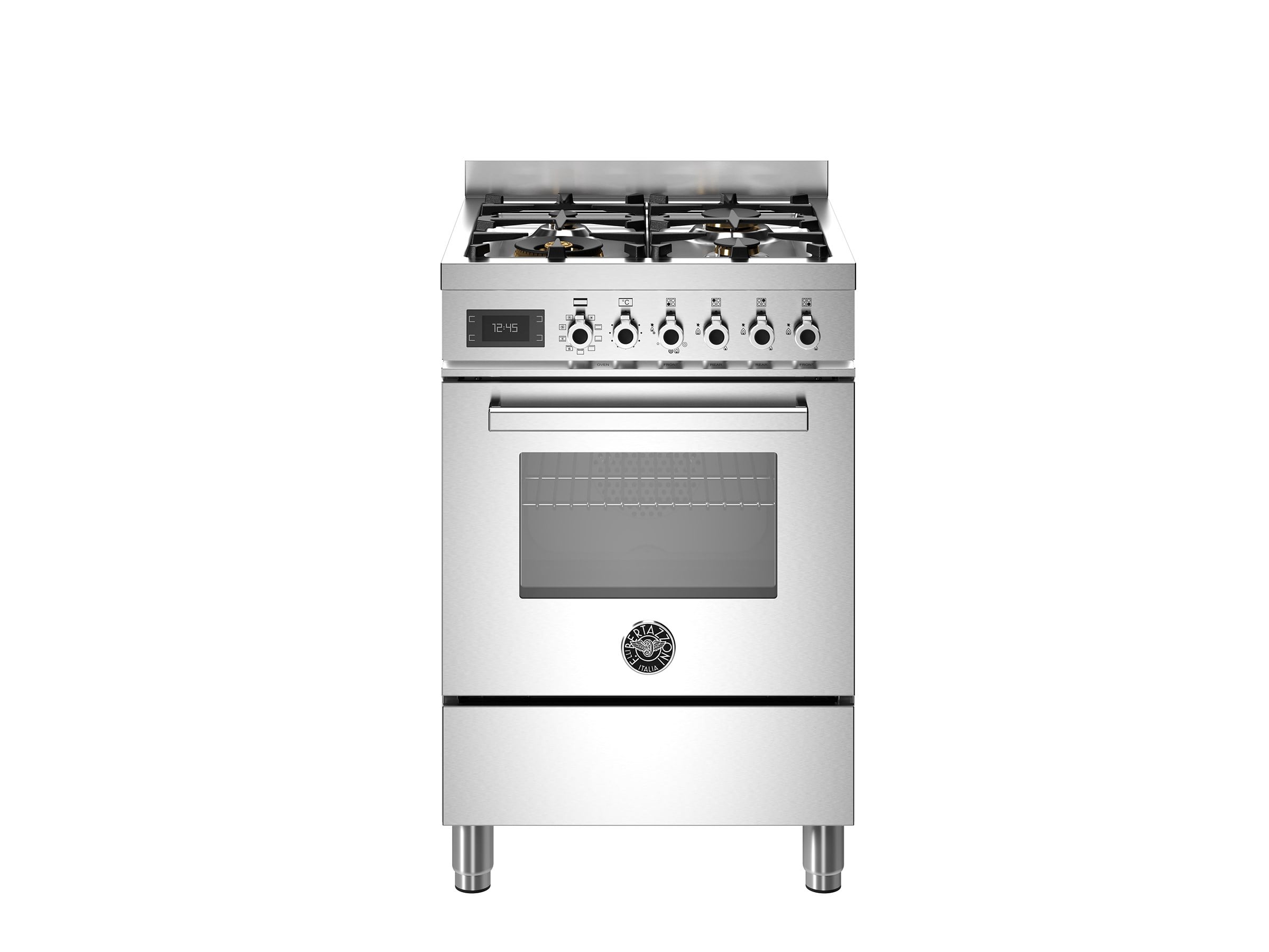 Bertazzoni PRO64L1EXT Gazlı Kuzine 4 Gözlü 60 cm ÇelikBertazzoni