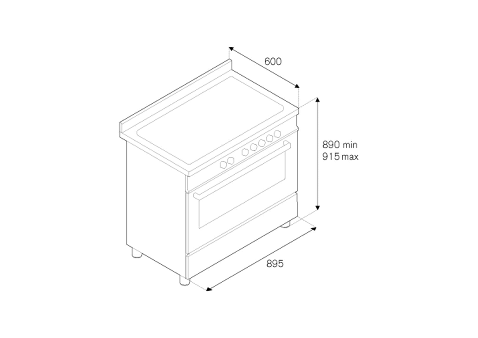 BERTAZZONI PRO905IMFESROT İNDÜKSİYONLU KUZİNEBERTAZZONI