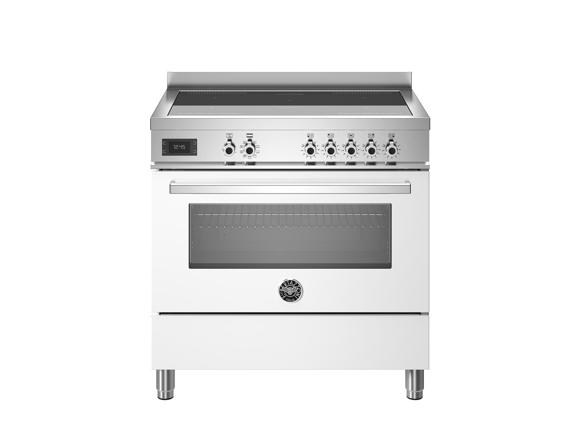 Bertazzoni PRO95I1EBIT İndüksiyonlu Kuzine 5 Gözlü 90 cm BeyazBertazzoni