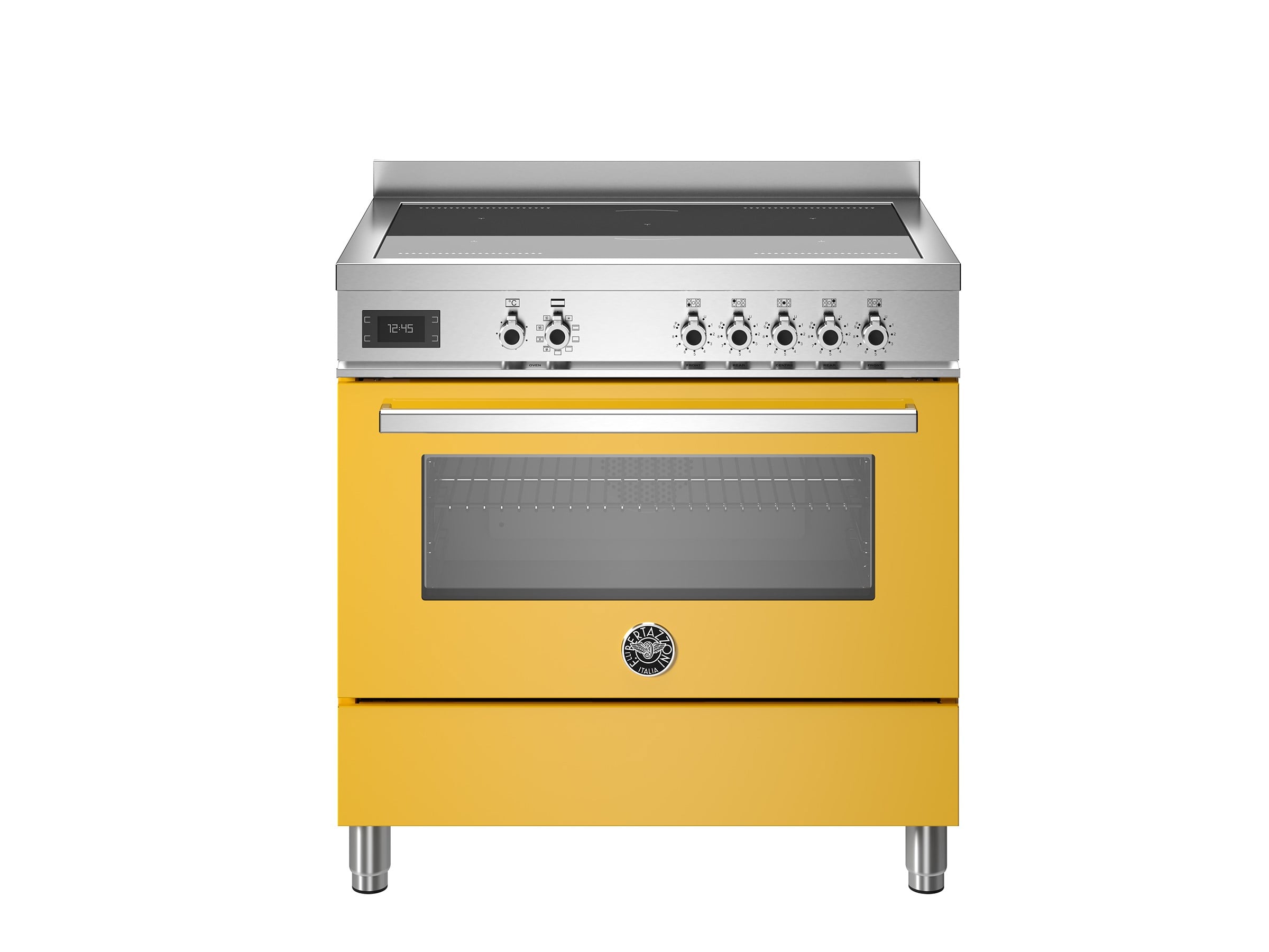 Bertazzoni PRO95I1EGIT İndüksiyonlu Kuzine 5 Gözlü 90 cm SarıBertazzoni
