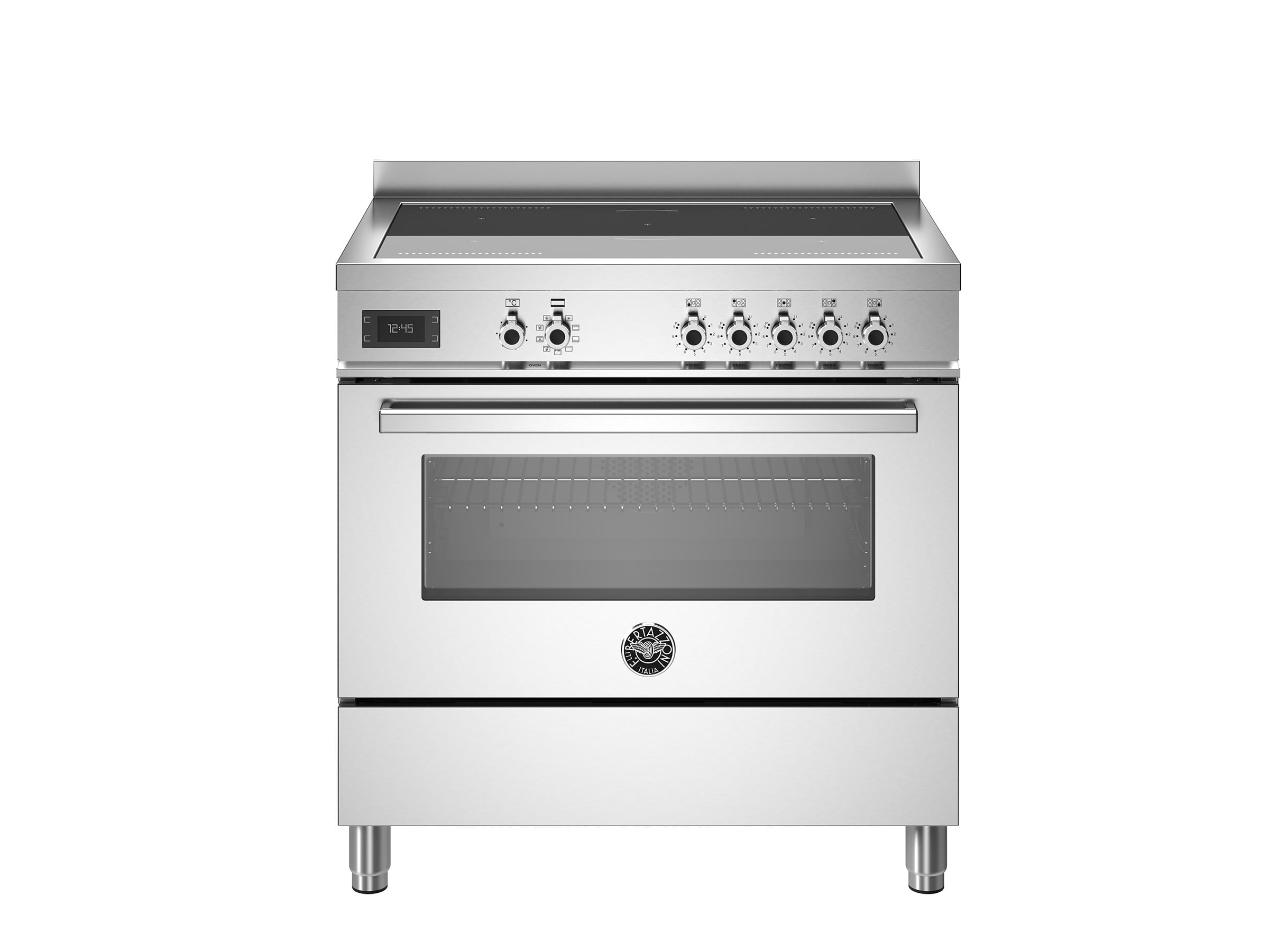 Bertazzoni PRO95I1EXT İndüksiyonlu Kuzine 5 Gözlü 90 cm ÇelikBertazzoni