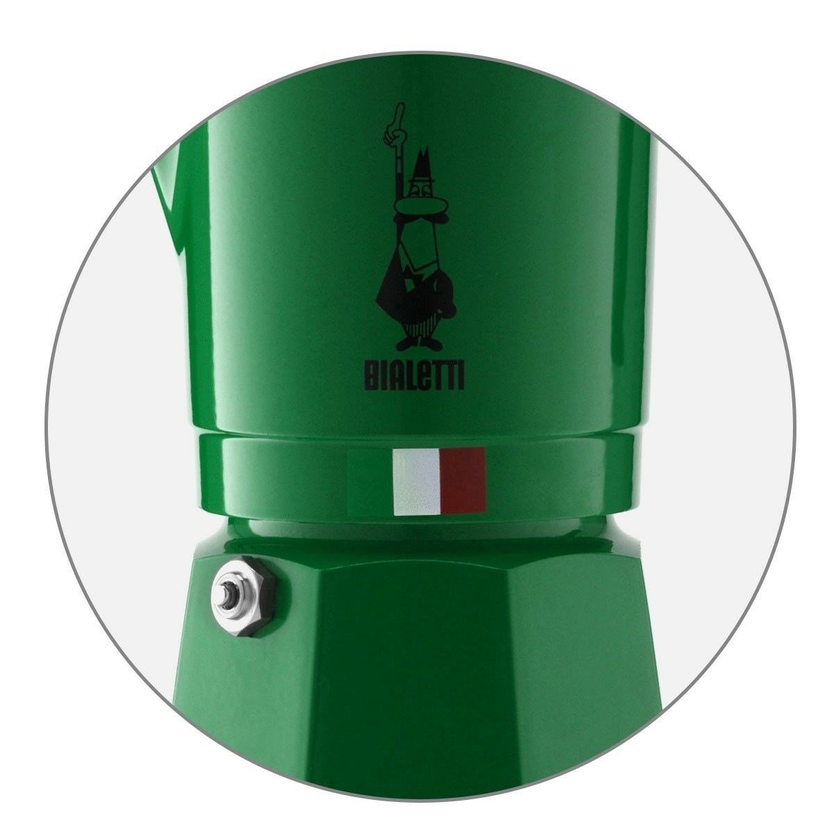 Bialetti Alpina Moka Pot 3 Cup YeşilBialetti
