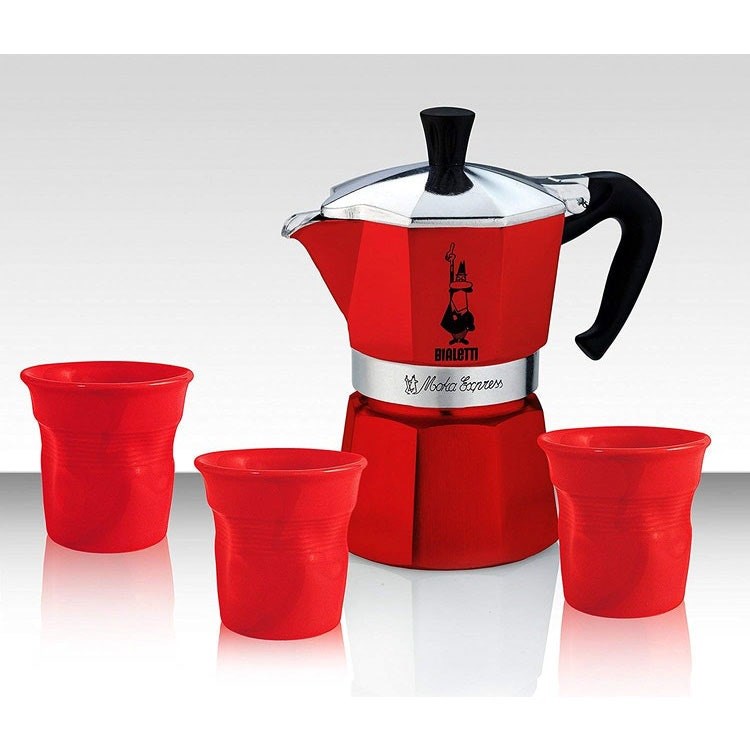 Bialetti Bicchierini Porselen Kupa 6'lı KırmızıBialetti
