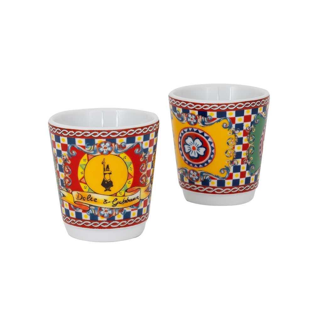 Bialetti Dolce&Gabbana Moka Pot 2 Cup + 2 Fincan + 2 Karıştırıcı Özel SetBialetti