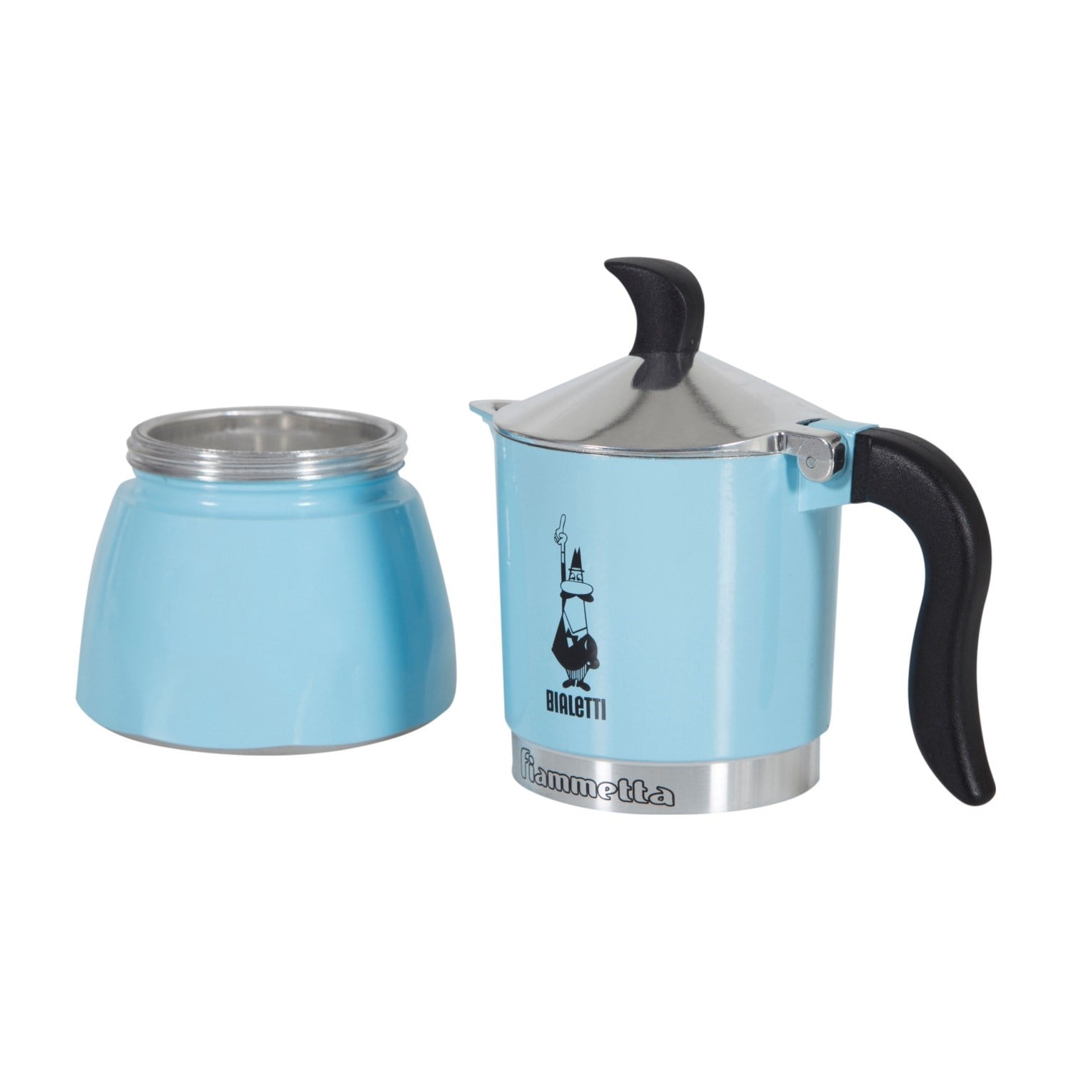 Bialetti Fiammetta Moka Pot 3 Cup Açık MaviBialetti