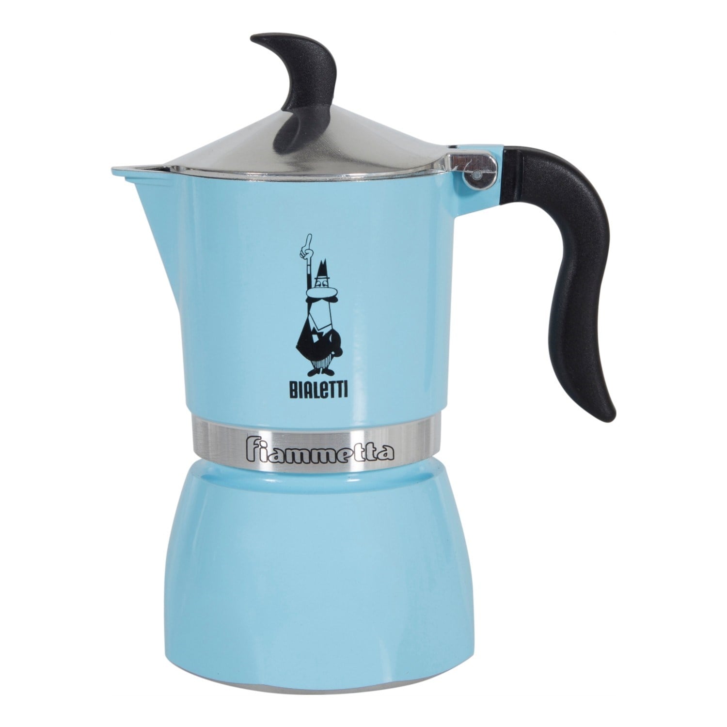 Bialetti Fiammetta Moka Pot 3 Cup Açık MaviBialetti