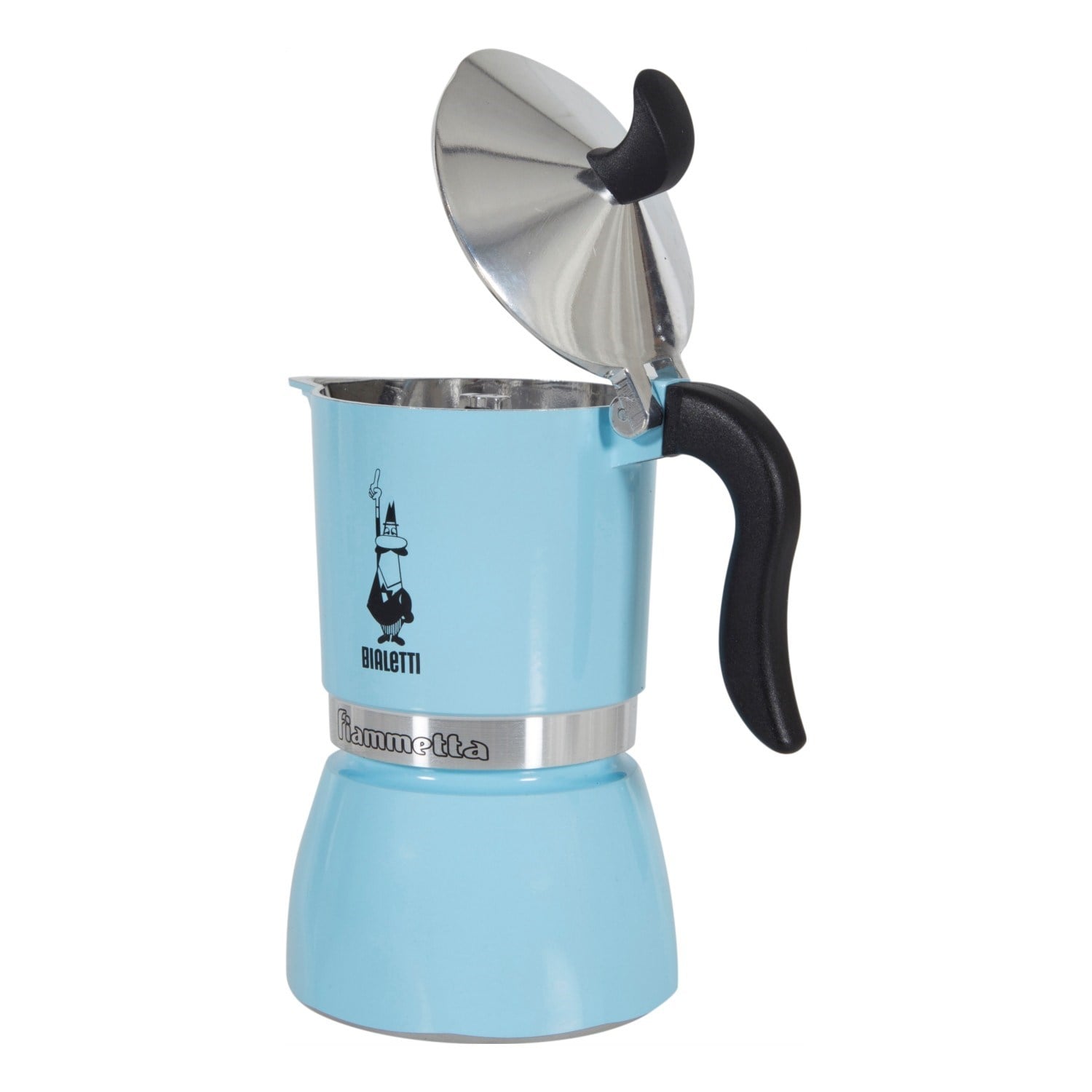 Bialetti Fiammetta Moka Pot 3 Cup Açık MaviBialetti