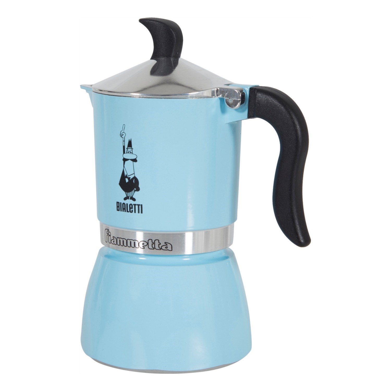 Bialetti Fiammetta Moka Pot 3 Cup Açık MaviBialetti