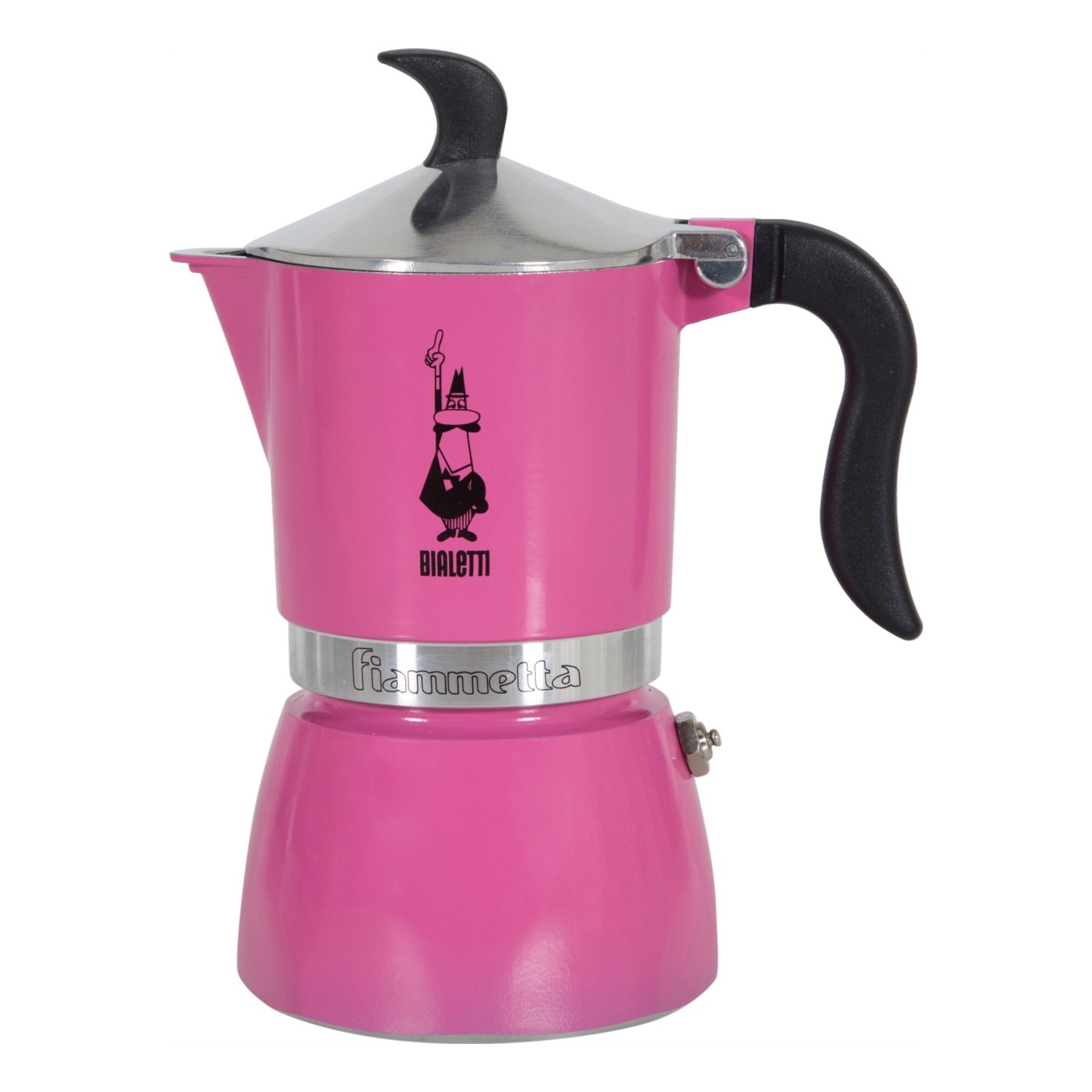 Bialetti Fiammetta Moka Pot 3 Cup FuşyaBialetti