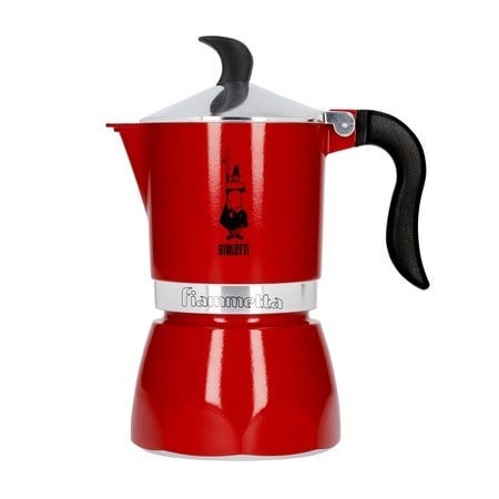 Bialetti Fiammetta Moka Pot 3 Cup KırmızıBialetti