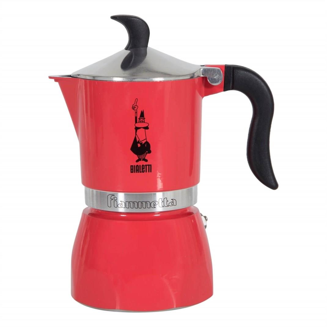 Bialetti Fiammetta Moka Pot 3 Cup KırmızıBialetti