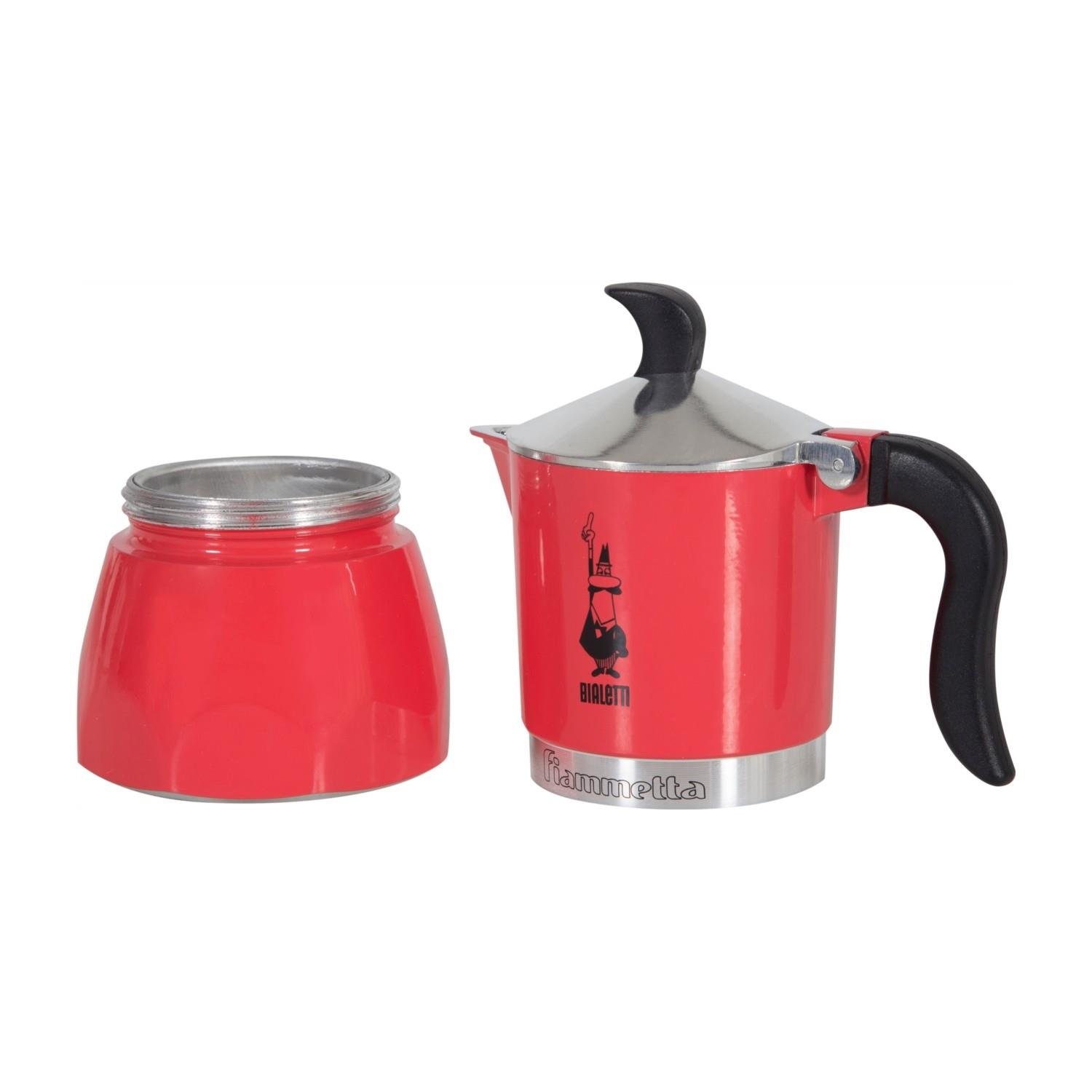 Bialetti Fiammetta Moka Pot 3 Cup KırmızıBialetti