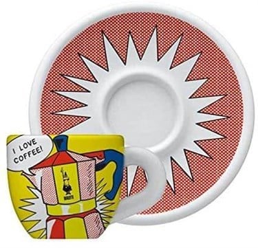 Bialetti Lichtenstein Cappuccino Fincan ve Tabak SetiBialetti