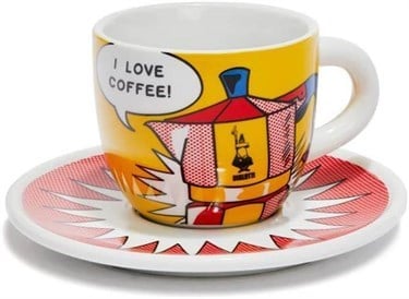 Bialetti Lichtenstein Cappuccino Fincan ve Tabak SetiBialetti