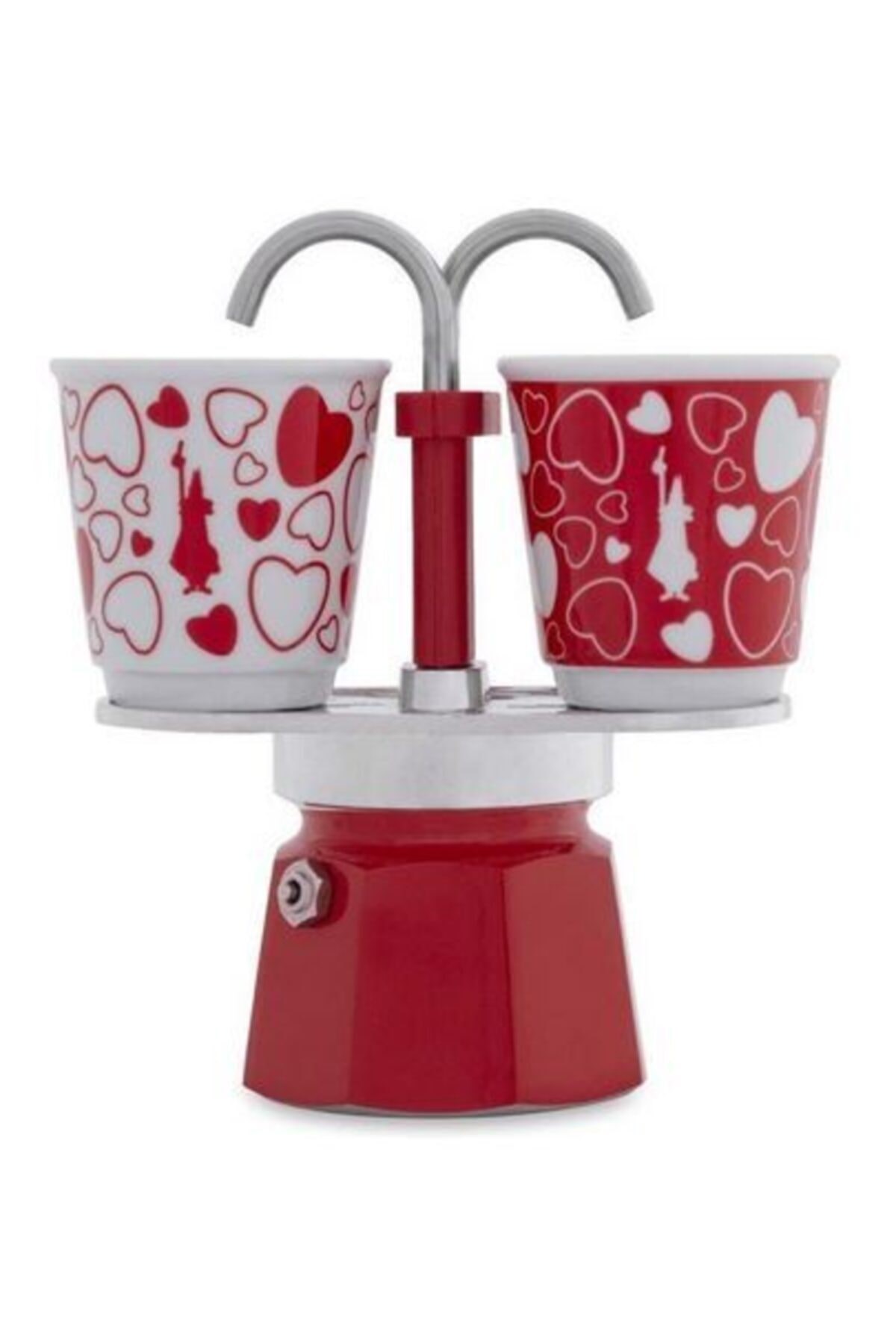 Bialetti Mini Express Moka Pot 2 Cup + 2 Bardak KalpliBialetti