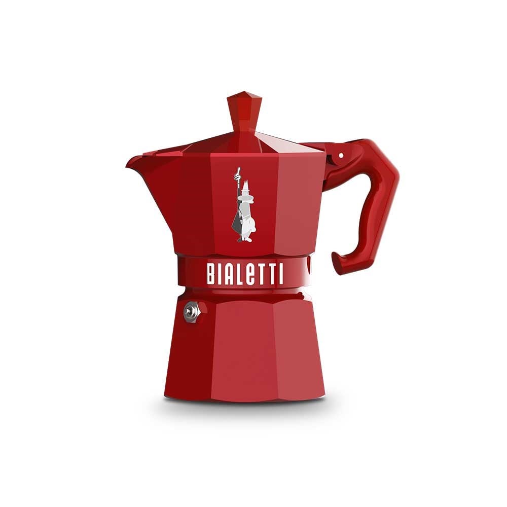 Bialetti Moka Pot Exclusive 3 Cup KırmızıBialetti