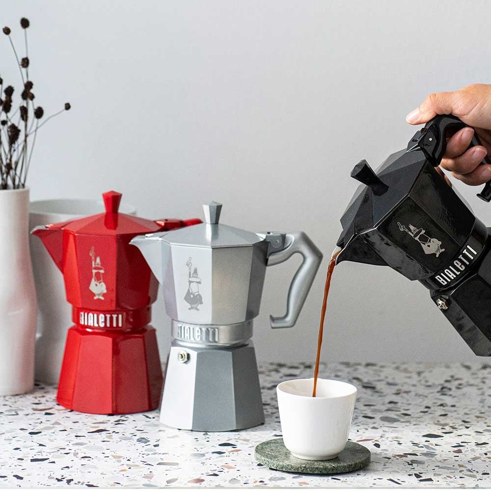 Bialetti Moka Pot Exclusive 3 Cup KırmızıBialetti
