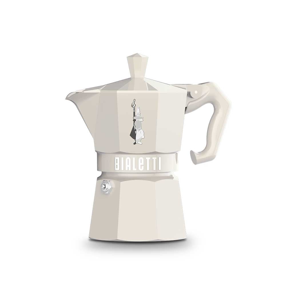 Bialetti Moka Pot Exclusive 3 Cup KremBialetti