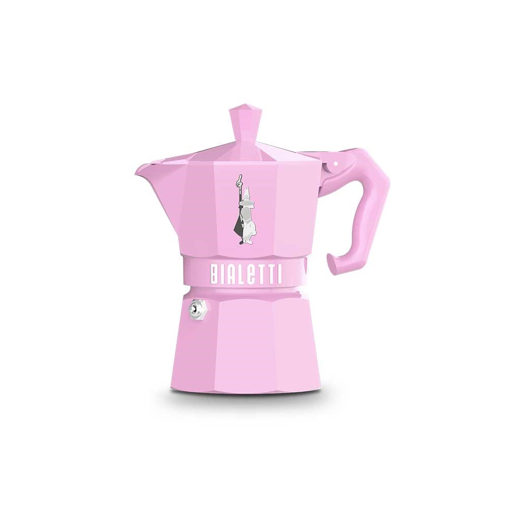 Bialetti Moka Pot Exclusive 3 Cup PembeBialetti