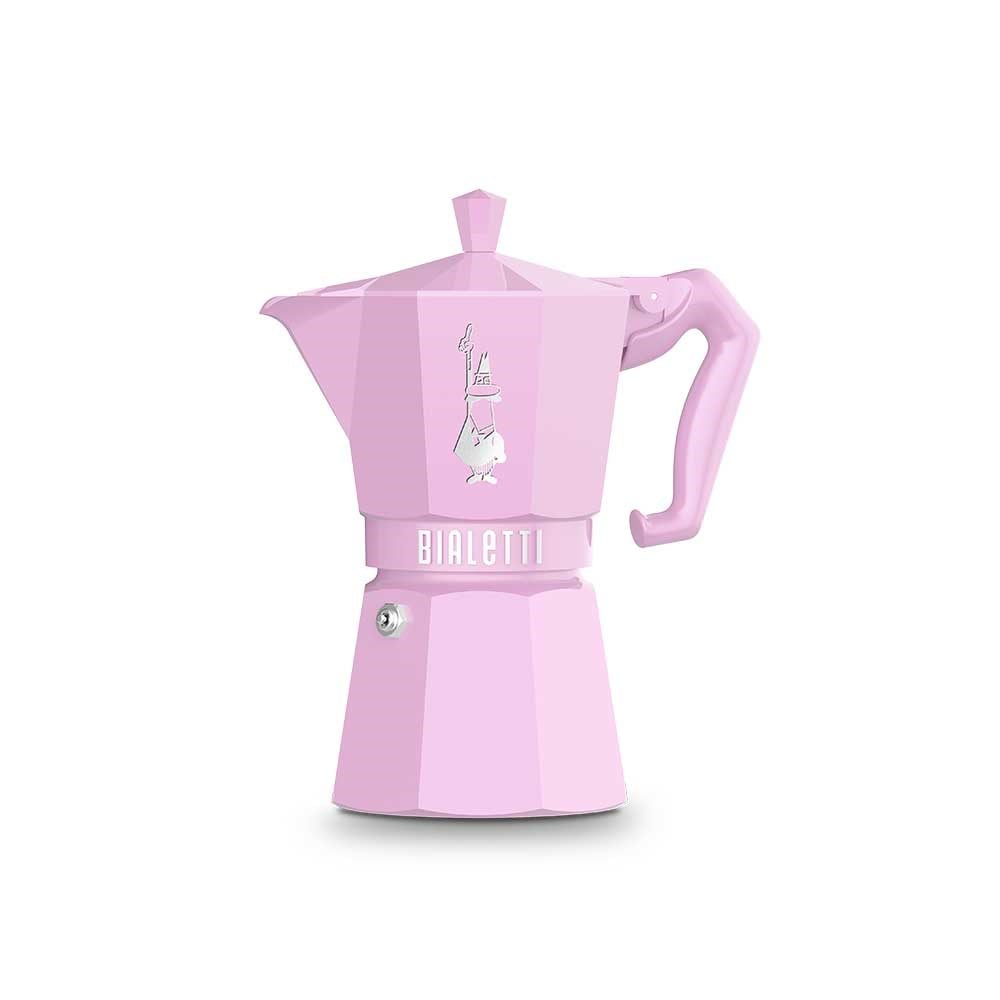 Bialetti Moka Pot Exclusive 6 Cup PembeBialetti