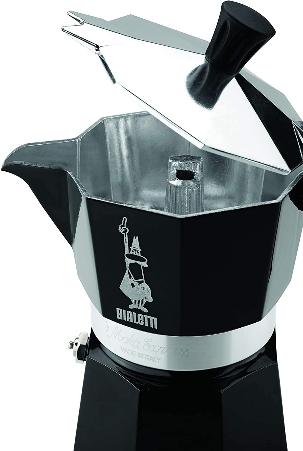 Bialetti Moka Pot Express 1 Cup SiyahBialetti