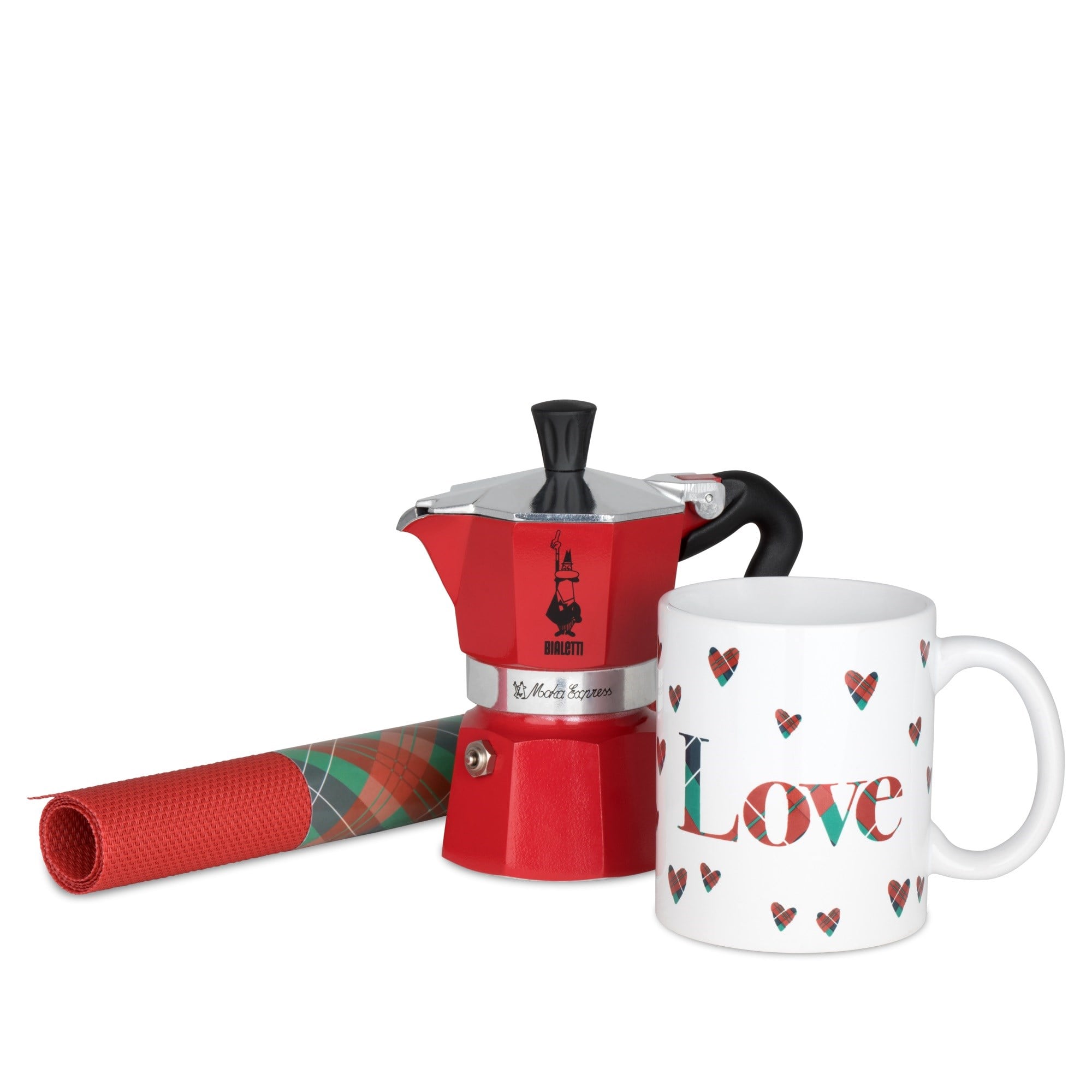 Bialetti Moka Pot Express 2 Cup Kırmızı + KupaBialetti