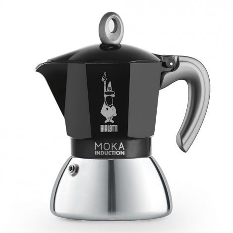 Bialetti Moka Pot İndüksiyon 4 Cup SiyahBialetti