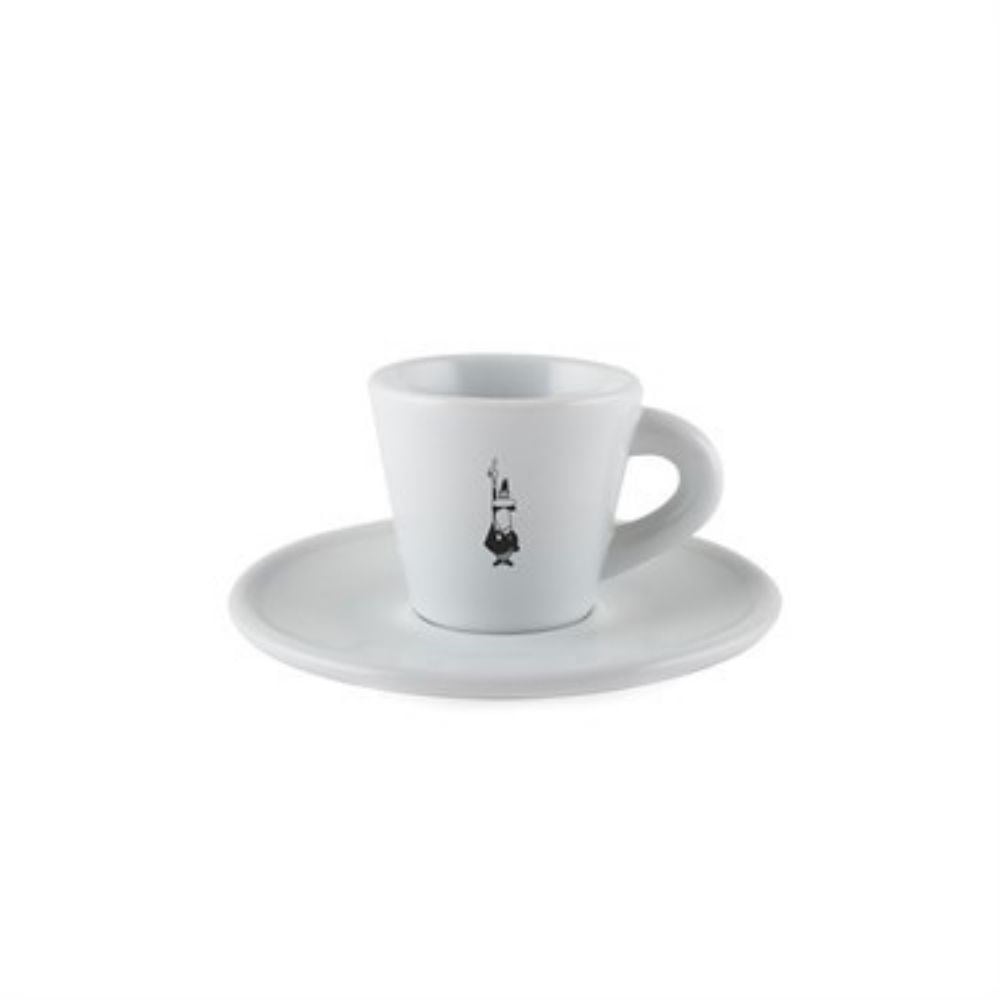 Bialetti Porselen Espresso Fincanı ve TabağıBialetti