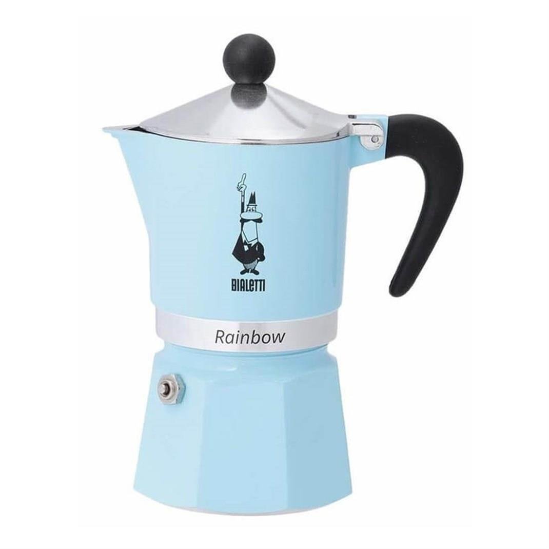 Bialetti Rainbow Moka Pot 1 Cup Açık MaviBialetti