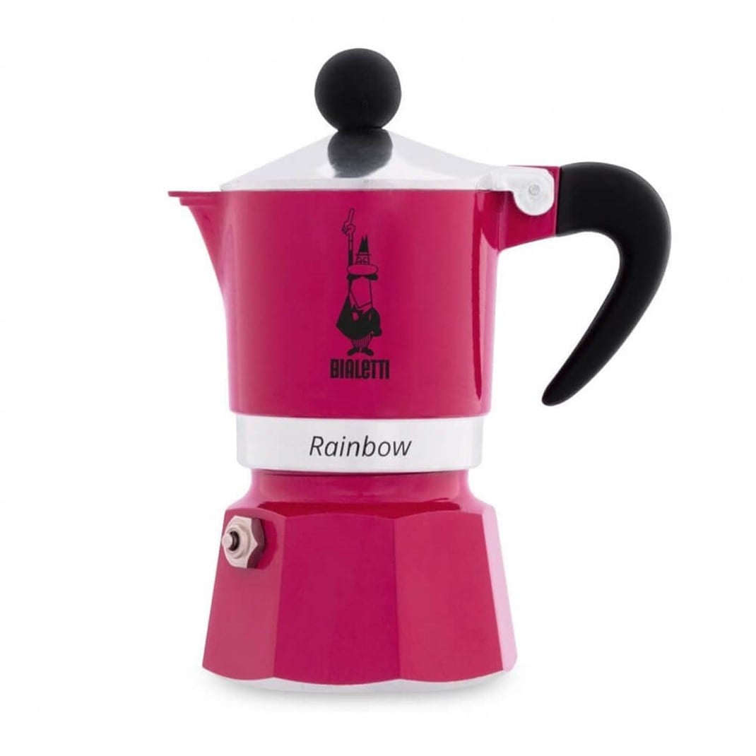 Bialetti Rainbow Moka Pot 1 Cup FuşyaBialetti