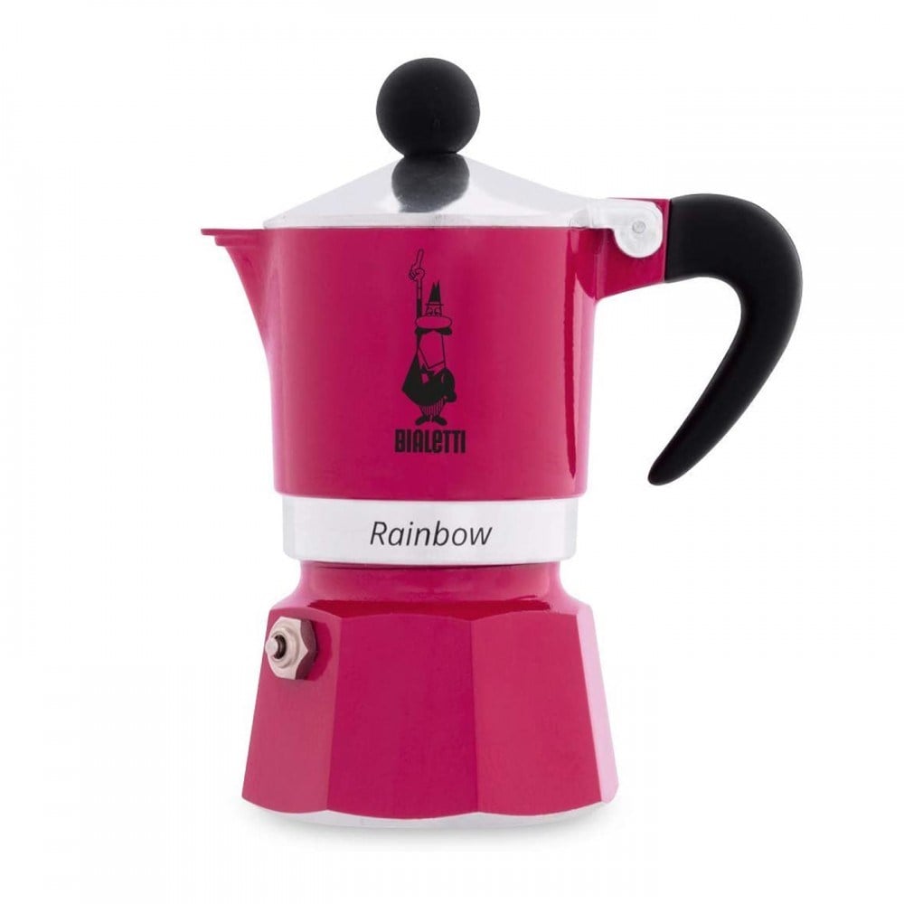 Bialetti Rainbow Moka Pot 1 Cup FuşyaBialetti