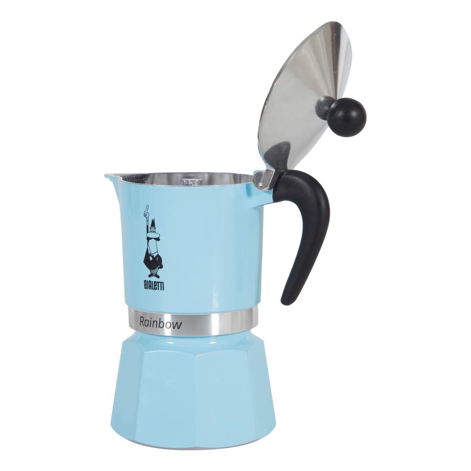 Bialetti Rainbow Moka Pot 3 Cup Açık MaviBialetti