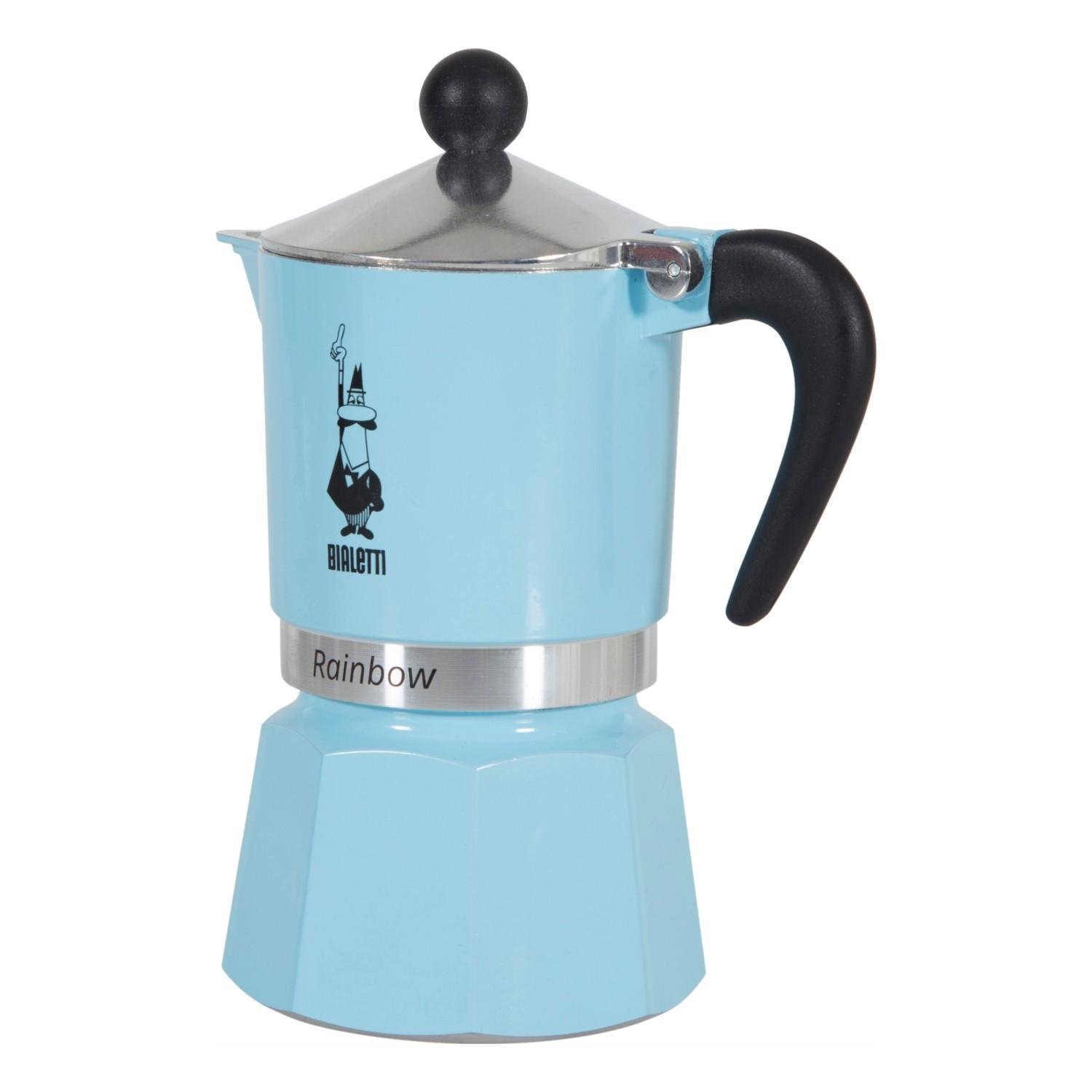 Bialetti Rainbow Moka Pot 3 Cup Açık MaviBialetti