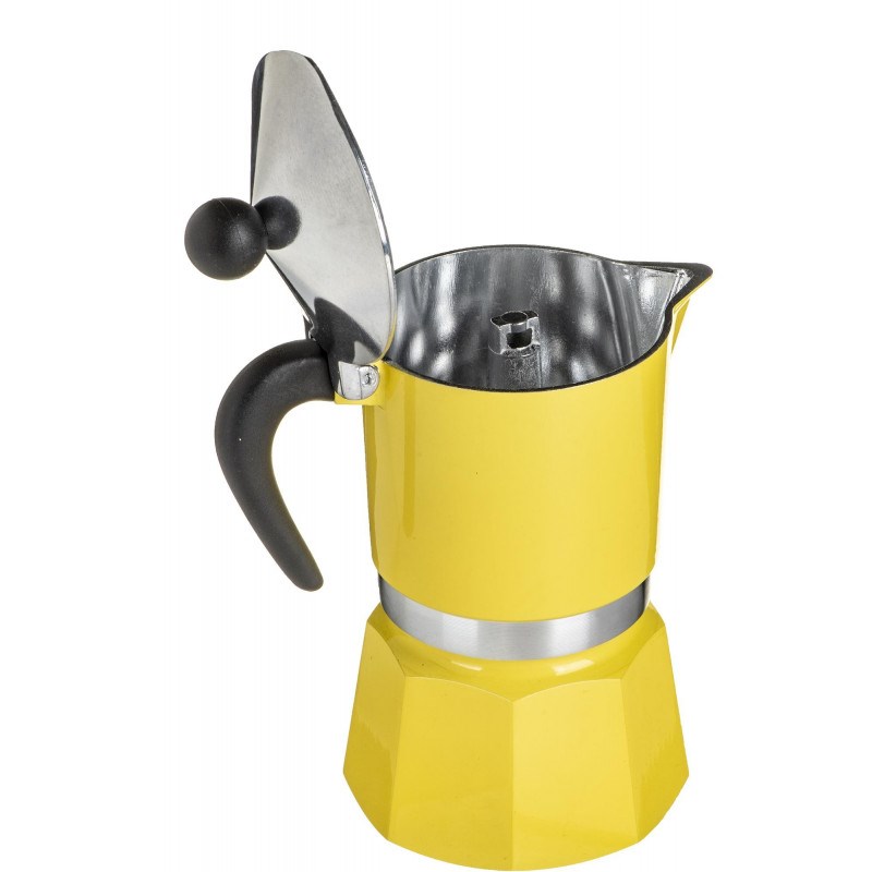 Bialetti Rainbow Moka Pot 3 Cup SarıBialetti
