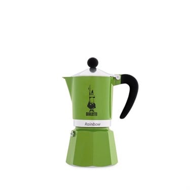 Bialetti Rainbow Moka Pot 3 Cup YeşilBialetti
