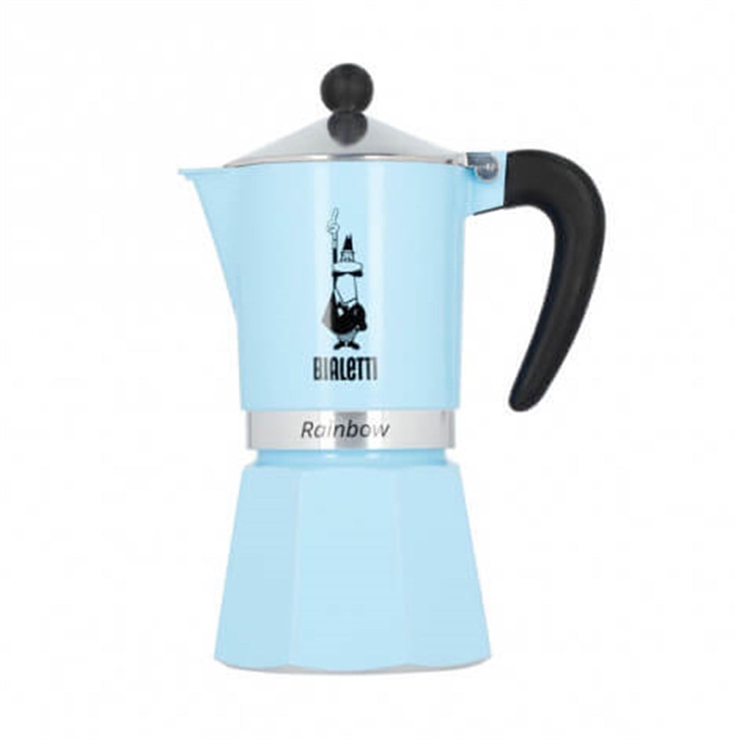 Bialetti Rainbow Moka Pot 6 Cup MaviBialetti