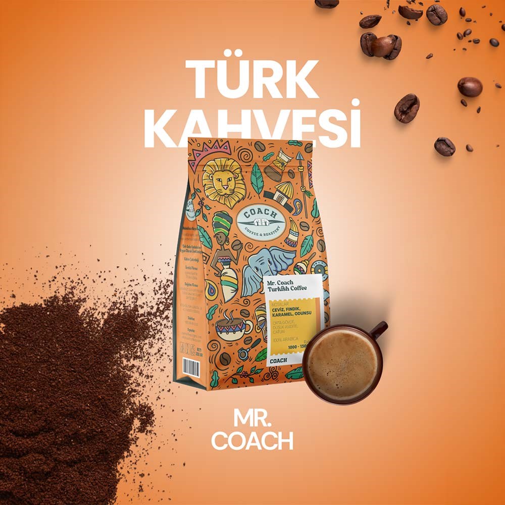 Coach Coffee Mr. Coach Premium Öğütülmüş Türk Kahvesi 250 GrCoach Coffee