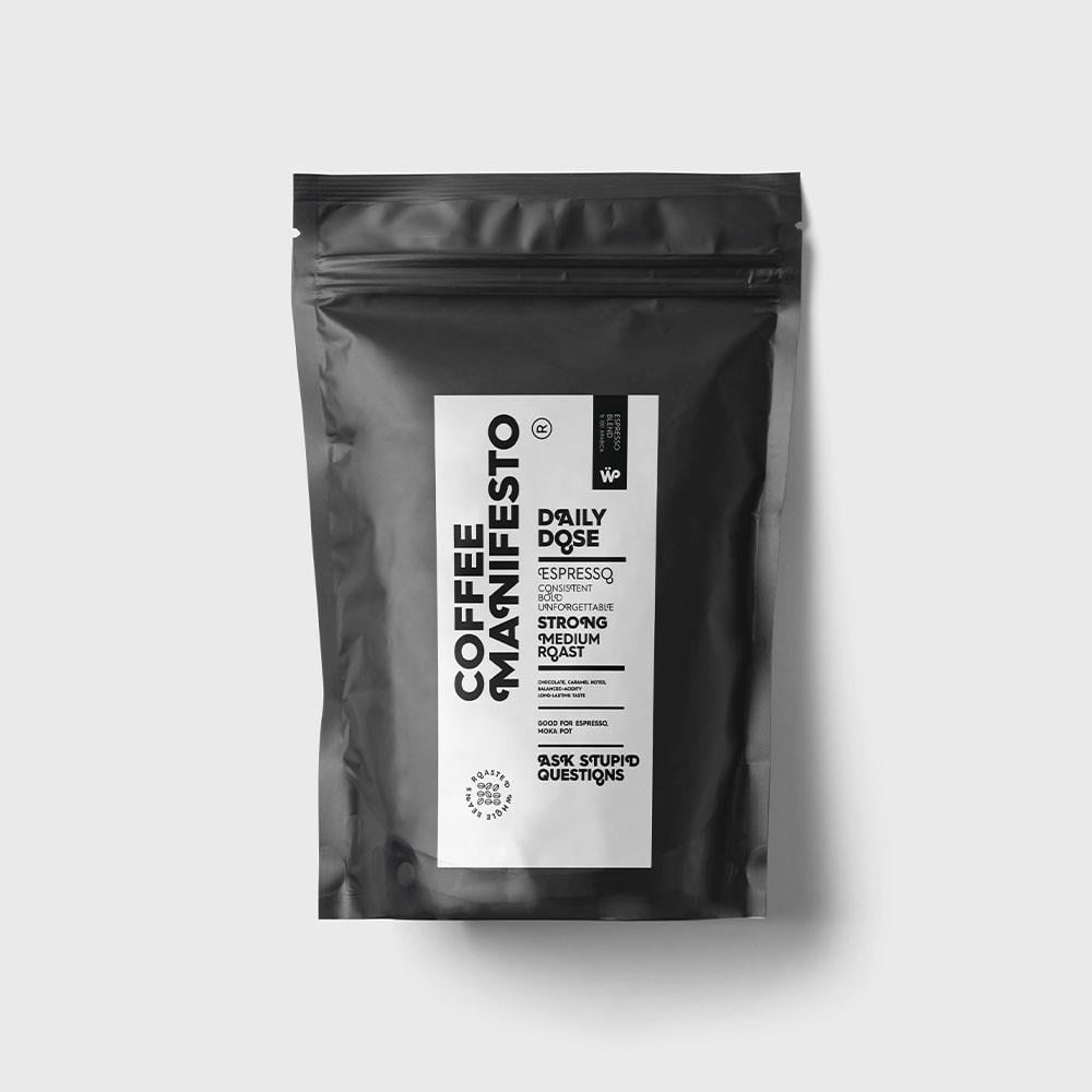 Coffee Manifesto Espresso Daily Dose Çekirdek Kahve 250 GrCOFFEE MANIFESTO