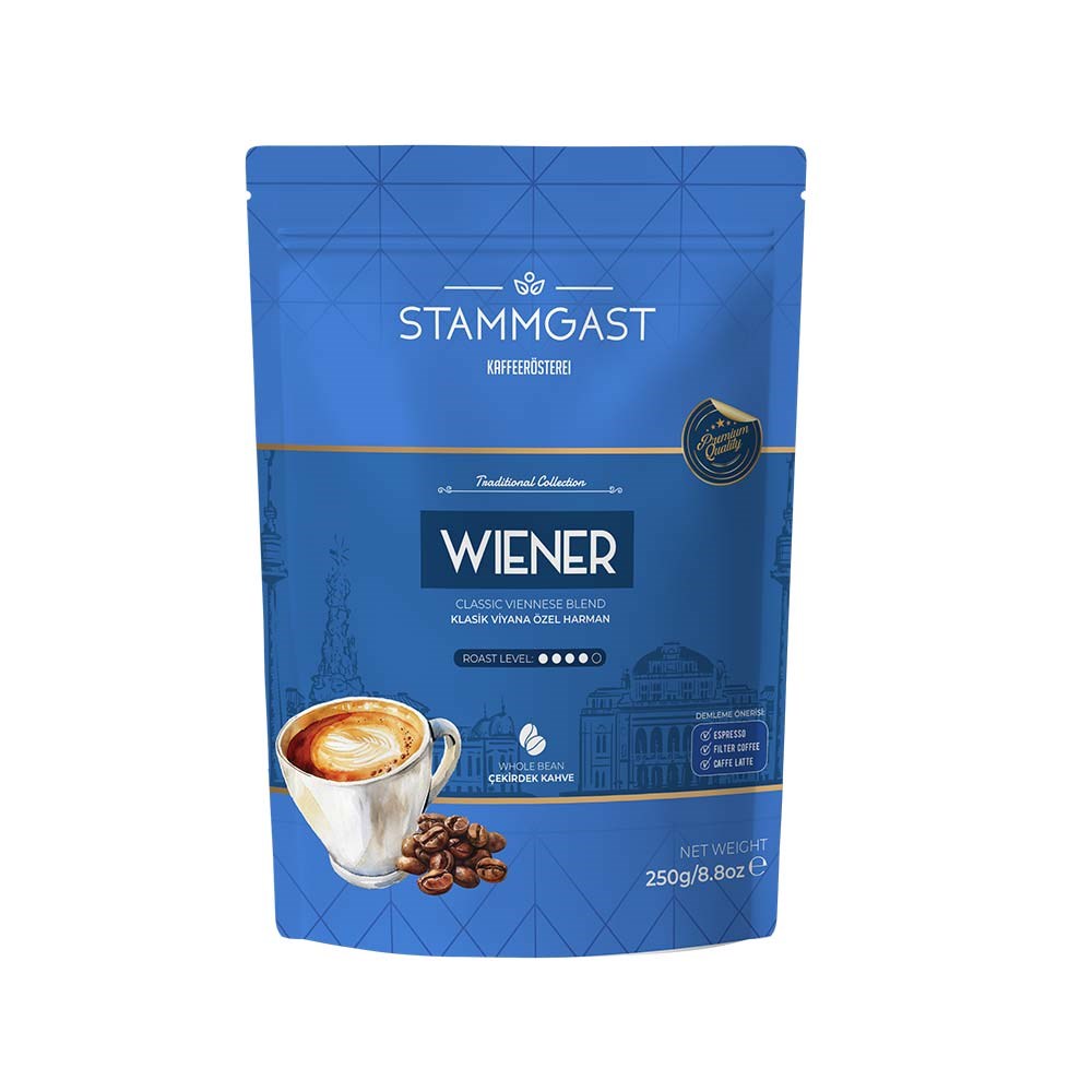 das Stammgast Wiener Çekirdek Kahve 250 Grdas Stammgast