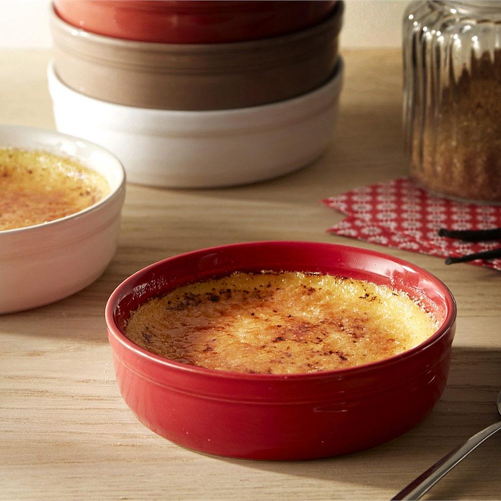 Emile Henry Crème Brulée Fırın Kabı 12 cm Kırmızı/BurgundyEmile Henry