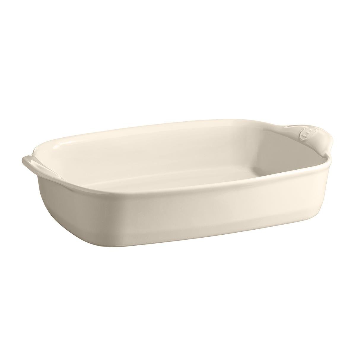 Emile Henry Fırın Kabı Dikdörtgen 36 x 23 cm Ekru/ClayEmile Henry